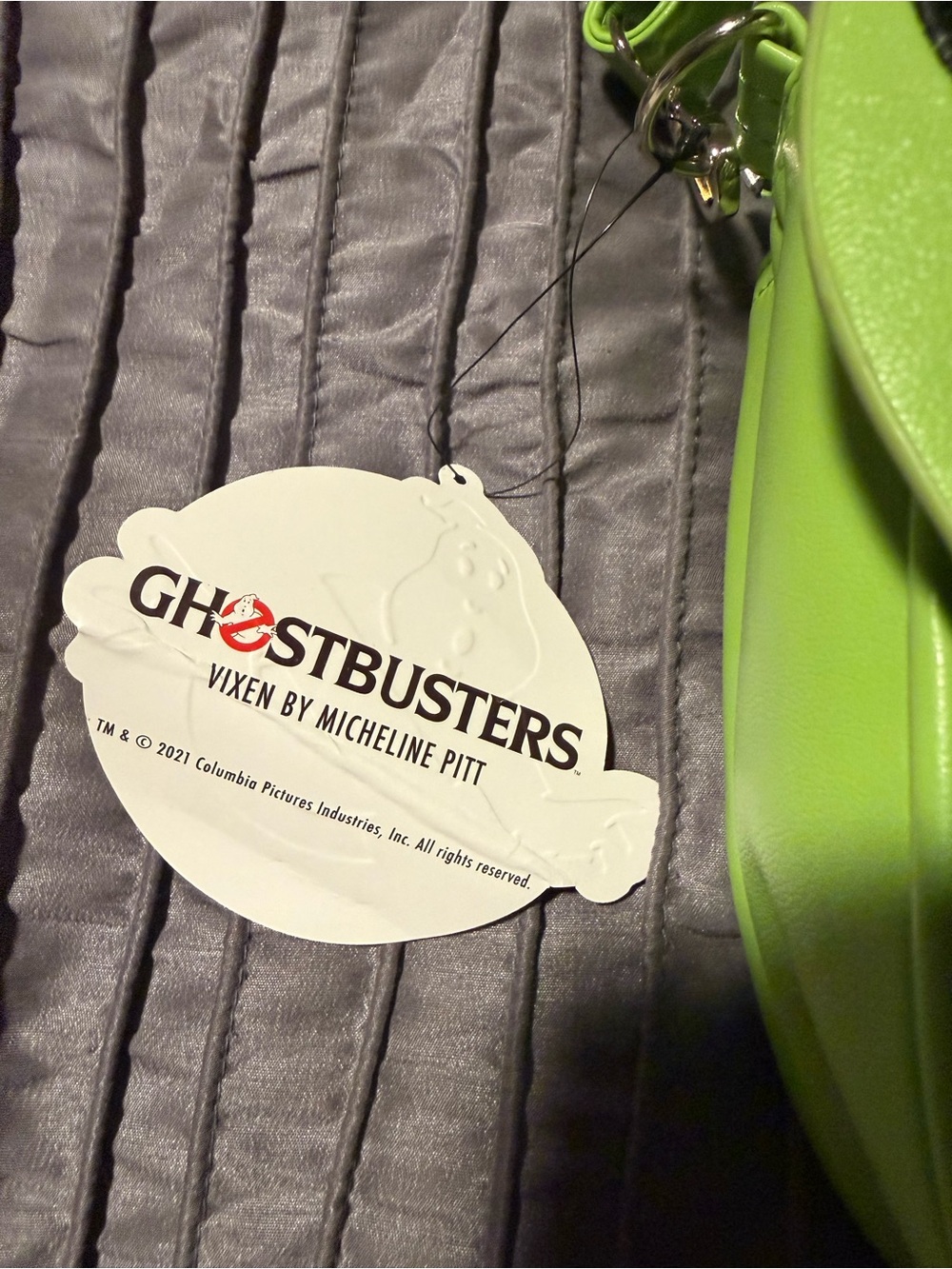 NWT Vixen by Micheline Pitt Novelty Ghostbusters Slimer Crossbody Bag - Picture 10 of 15